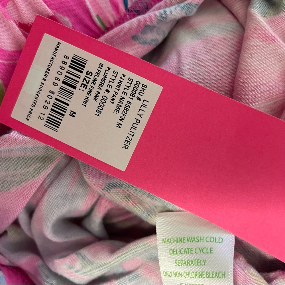 Lilly Pulitzer I'm Feline Fine PJ Long Sleeve Top and Bottoms Set NWT - Picture 7 of 7